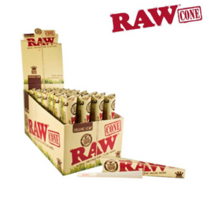 Raw Organic King Size Pre-Rolled Cones 3pk- 32ct